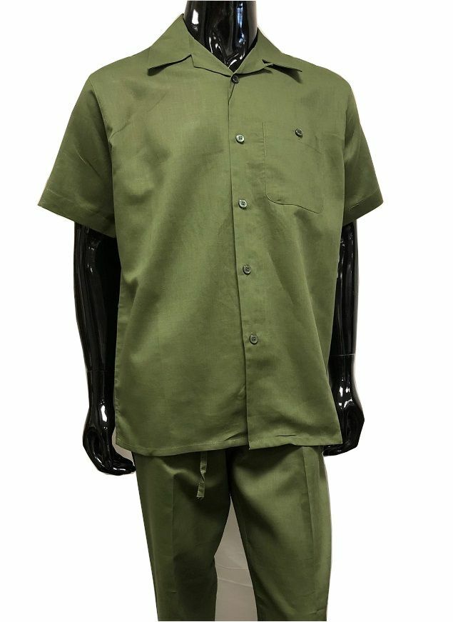 Big Size Mens Linen Walking Suits