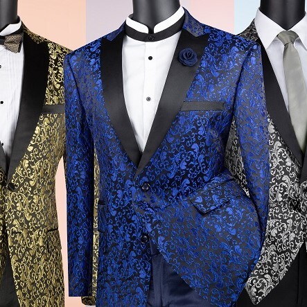Mens Paisley Blazers