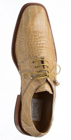 Alligator Shoes Ferrini Men's Beige Full Gator 205/528 Alligator Shoes Ferrini Men's Beige Full Gator 205/528