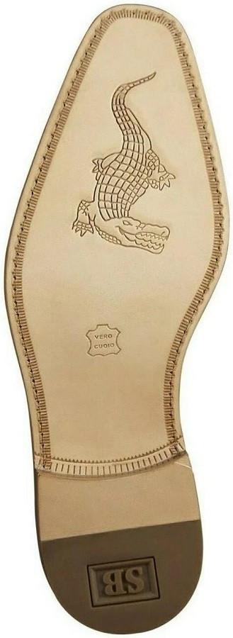 Belvedere Mens Genuine Crocodile Top Dress Shoes Gabriele  display picture 3