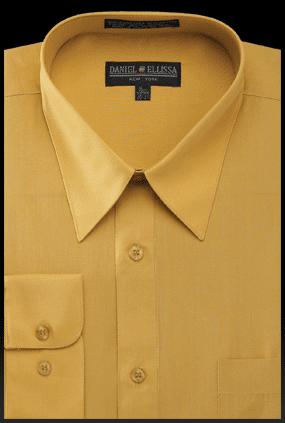 mens gold color dress shirt Men's Navy Blue and Gold Shirt