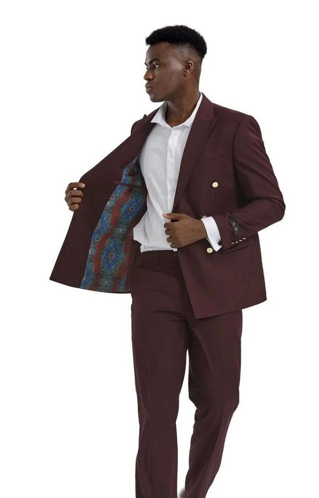 TSJ×TK SUITS BROWN 4 Blackwood Slim Fit Brown Check Jacket – Twisted Tailor