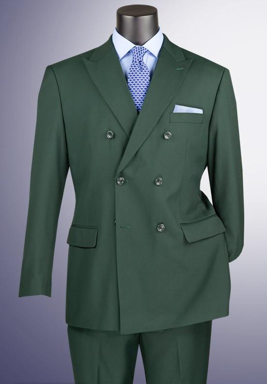 メンズスーツ　新品　dupont vinci-mens-double-breasted-