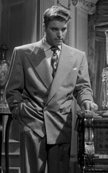 When were double-breasted suits in style