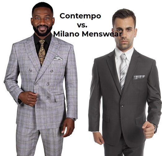 ContempoSuits.com vs. MilanoMenswearonline.com: Style, Selections & Value