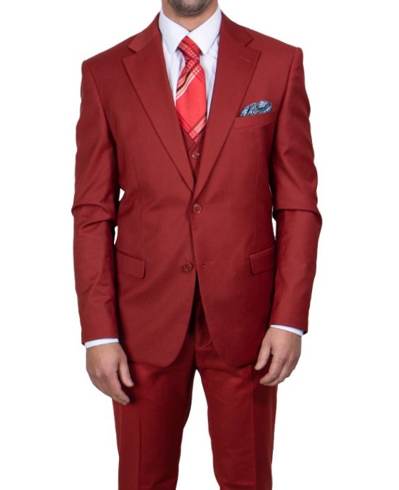 How to Wear Red Suits Like a Boss and Make a Statement