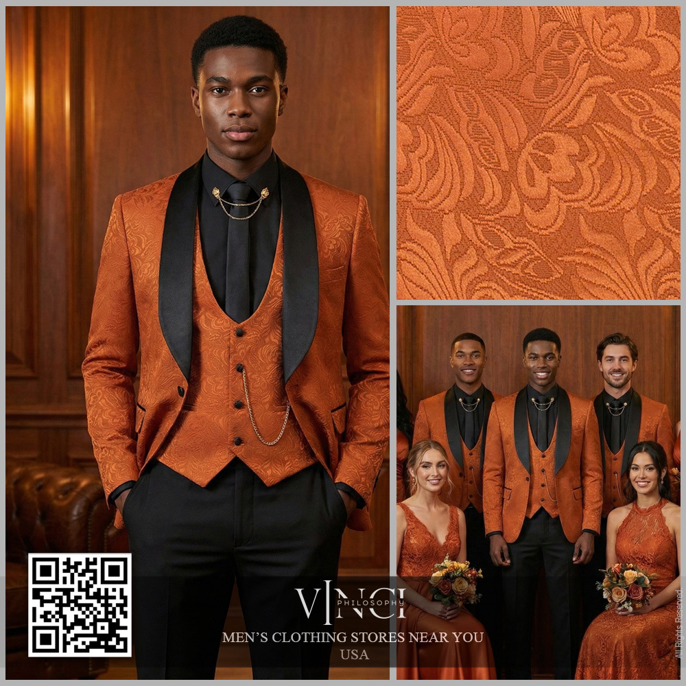 Mens Floral  Suits