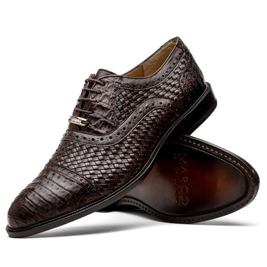 Nordstrom Mens 10.5 M Brown Leather Woven Cap Toe Derby Dress Shoes Italy 70930 Nordstrom Leather ITALY Dress Shoes Oxford | Mercari main image 3