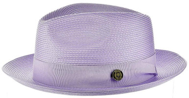 Bruno Capelo Men's Summer Hat White Lavender RO688