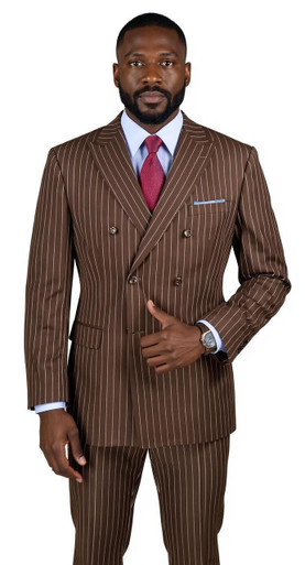 TSJ×TK SUITS BROWN 4 TSJ×TK SUITS BROWN 4 TAYION Mens Classic fit Suit Jacket