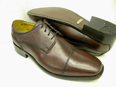 Florsheim Minturn Burgundy Captoe Shoes – Final Sale display picture 3