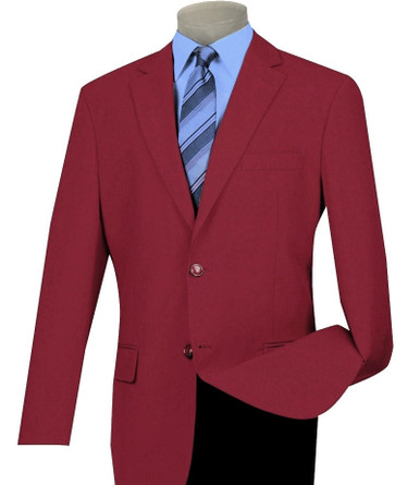 Blazers for Men Burgundy Sport Coat Jacket Country Club Lucci Z-2PP