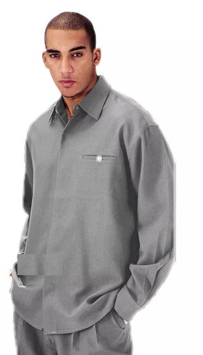 ミラノオーダーページ mens-gray-dress-outfits-long-