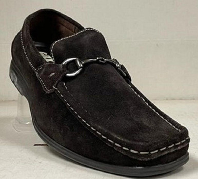 Shop GBX Dark Brown Loafers Driving Shoes Size 10 display picture 1