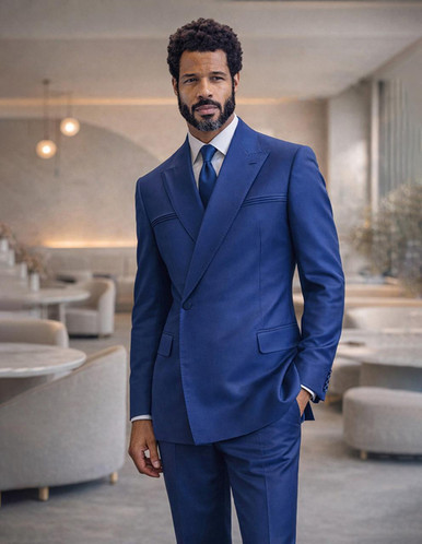 designer dress suits Men's Black Designer Suit