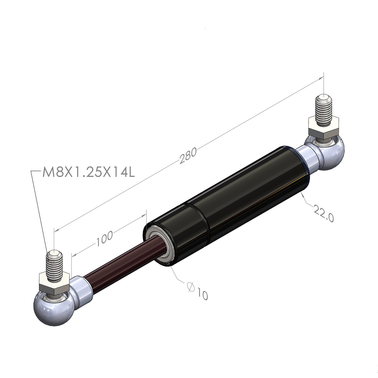gas struts for car bonnet