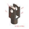 F3 10MM CLEVIS 10MM PIN HOLE 10MM SLOT M10X1.5 THREAD IN BASE