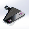 KBIE00B - STEEL LOW PROFILE 90DEG BLACK PASSIVATE 10MM BALL OUTSIDE