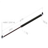 670mm steel gas strut, 670mm steel gas spring