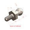 STAINLESS 10MM BALL STUD M6x1.00