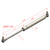 310MM EXTENDED 120MM STROKE 8x18 STAINLESS STEEL GAS STRUT 316SS8 C310/120 B0SS B0SS XXXXN