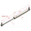 410MM EXTENDED 165MM STROKE 8x18 STAINLESS STEEL GAS STRUT 316SS8 C410/165 B0SS B0SS XXXXN