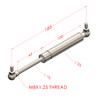 185MM EXTENDED 45MM STROKE 10x22 STAINLESS STEEL GAS STRUT 316SS1 C185/045 B2SS B2SS XXXXN