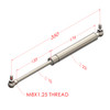 350MM EXTENDED 135MM STROKE 10x22 STAINLESS STEEL GAS STRUT 316SS1 C350/135 B2SS B2SS XXXXN