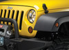 Rugged Ridge 11230.03 Front Euro Light Guards in Black for 07-18 Jeep Wrangler JK
