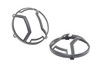 Rugged Ridge 11230.12 Elite Euro Headlight Guards in Textured Black for 07-18 Jeep Wrangler JK
