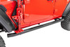 RealTruck Go Rhino 4000 Series 3" Round Tube Steps for 18-25 Jeep Wrangler JL Unlimited
