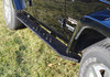 Owens Products 850031382 Venum Star Burst Running Boards Diamond Tread Mill Finish Black Aluminum for 18-25 Jeep Wrangler JL Unlimited