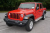 Romik 21316419 RB2-T Series Running Boards in Black Anodized for 20-25 Jeep Gladiator JT