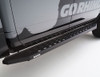 RealTruck Go Rhino 69451687PC RB20 Running Boards in Textured Black without Step for 20-25 Jeep Gladiator JT