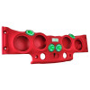 DS18 JK-SBAR/WH.HT Overhead Bar System with 4 PRO-TW4L Tweeters & 2 Drivers PRO-DRNSC1.5 - in White for 07-18 Jeep Wrangler JK