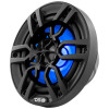 DS18 NXL-6 6.5" 2-Way Coaxial Marine Speaker with LED RGB Lights - in White
