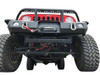 Warrior Products 6568 MOD Series Front Mid Width Bumper in Black without Brush Guard for 07-18 Jeep Wrangler JK