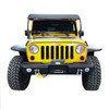 Warrior Products 6568 MOD Series Front Mid Width Bumper in Black without Brush Guard for 07-18 Jeep Wrangler JK