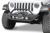 LoD Offroad JFB1831 Signature Series Shorty Front Bumper with D-Ring Tabs without Bull Bar for 18-25 Jeep Wrangler JL & Gladiator JT with a Standard Winch