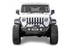 LoD Offroad JFB1831 Signature Series Shorty Front Bumper with D-Ring Tabs without Bull Bar for 18-25 Jeep Wrangler JL & Gladiator JT with a Standard Winch