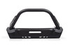 Crawltek Revolution CWLTJ10121 Pyro Stubby Front Bumper - with Flat-Top Stinger for 76-06 Jeep CJ, YJ, TJ & Unlimited