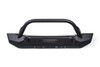 Crawltek Revolution CWLTJ10211 Pyro Mid-Width Front Bumper - with Bull Bar for 76-06 Jeep CJ, YJ, TJ & Unlimited