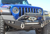Road Armor 5184F3B Stealth Full Width Front Winch Bumper Without Guard for 18-25 Jeep Wrangler JL & Gladiator JT - Sport/Sahara