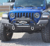 Road Armor 5184F3B Stealth Full Width Front Winch Bumper Without Guard for 18-25 Jeep Wrangler JL & Gladiator JT - Sport/Sahara