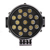 Black Horse Off Road Grille Guard with Set of 7" Round LED Lights for 18-25 Jeep Wrangler JL & Gladiator JT