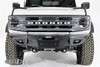 LoD Offroad BFB2102 Full Width Winch Front Bumper in Bare Steel for 21-25 Ford Bronco