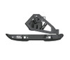 Road Armor 5182R1B-TC Stealth Mid Width Rear Bumper with Tire Carrier for 18-25 Jeep Wrangler JL