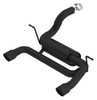 Borla ATAK 2.5" Dual Axle Back Exhaust for 18-25 Jeep Wrangler JL with 2.0L engine