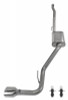 Pypes Performance Exhaust 2.5" Cat Back Exhaust with Street Pro Muffler for 20-25 Jeep Gladiator JT Rubicon with 3.6L