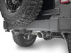 aFe Power 49-48061-B Rebel Series 2.5" 409 Stainless Steel Axle-Back Exhaust System - Black for 07-18 Jeep Wrangler JK